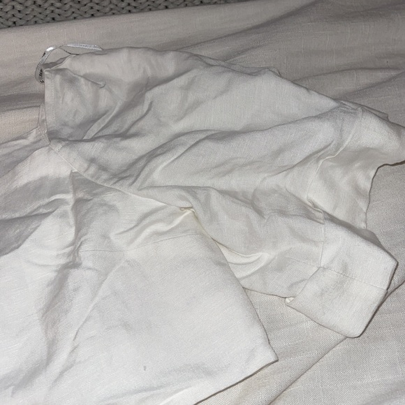 Shona Joy // Blanca Linen Lace Up Boxy Top NWOT🌛 - Picture 11 of 14